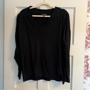 Express Black V Neck Pullover Sweater